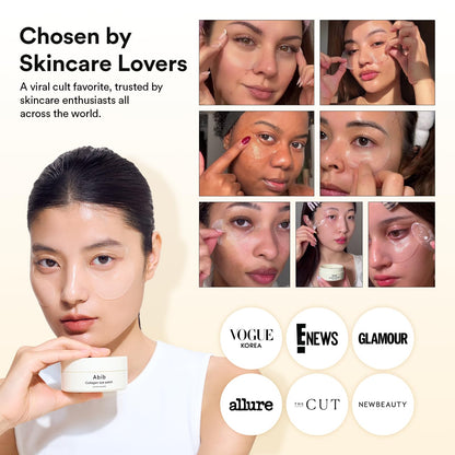 30 DAY MONEYBACK GUARANTEE Abib Vegan Collagen Eye Patches