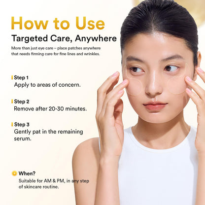 30 DAY MONEYBACK GUARANTEE Abib Vegan Collagen Eye Patches